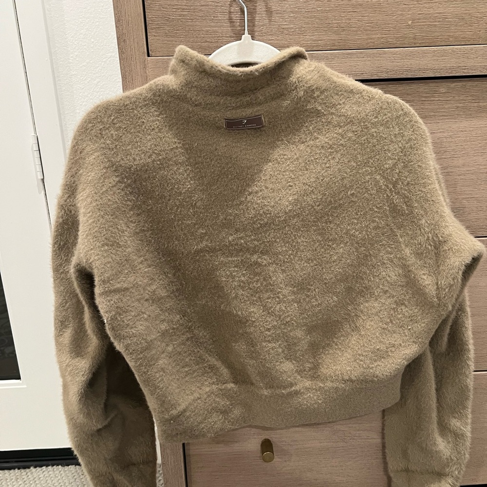 Gymshark (Whitney Simmons collab) Tan Fleece Zip-Up Jacket - Picture 3 of 7